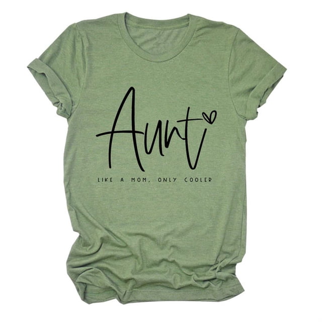 LUOGENLI T-shirts pour Femme pour Femmes Mode Féminine Décontractée Lettre Manches Courtes Col Rond T-Shirt Haut T-shirts pour Femmes T-shirts Graphiques TTG Grande Taille Fête de la Saint-Patrick Vert Clair P