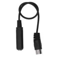 thumbnail image 2 of 6.35mm Female To 5pin MIDI Adapter Cable, Wide Applicability Microphone Adapter Cable  For MP3 For Speakers, 2 of 8