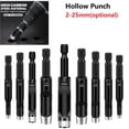 thumbnail image 3 of Hex Shank Adapter Electric Machine Hollow Punch for Drill Cardboard Leather Belt, 3 of 5