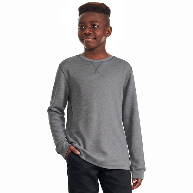 George Boys' Rib Long-Sleeve T-Shirt