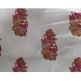 thumbnail image 5 of oneOone Georgette Viscose Fuschia Pink Fabric Block Craft Projects Decor Fabric Printed By The Yard 42 Inch Wide-NQ, 5 of 5