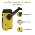 thumbnail image 4 of Radio Full Band Solar Radio Hand Crank Weather Radio Radio (Green), 4 of 5
