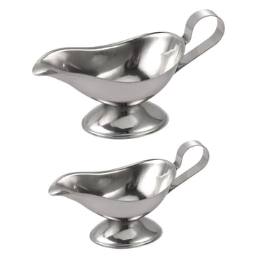 2Pcs Stainless Steel Sauce Cup Sauce Container Restaurant Sauce Cup (Silver)