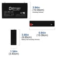 thumbnail image 2 of ML7-6 6V 7AH SLA Batterie F1 Terminal - Lot de 3, 2 of 6