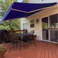 thumbnail image 2 of ALEKO Retractable Home Patio Canopy Awning 6.5x5 ft, Blue Color, 2 of 11