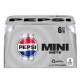 thumbnail image 2 of Pepsi Diet Cola 6 x 222mL, Mini Cans, 2 of 10