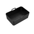 thumbnail image 1 of Nilvkv Baking Tray Fryer Baking Tray Rectangular Double Joint Special Fryer Pad 8.5-Inch, 1 of 3