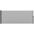 thumbnail image 1 of Outsunny 13' x 6' Retractable Side Awning, Garden Privacy Screen, Light Grey, 1 of 10