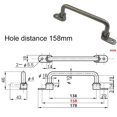 thumbnail image 4 of Heavy-Duty 304 Stainless Steel Folding Handle: For Durable, Elegant Comfortable Hole Distance 158Mm, 4 of 10