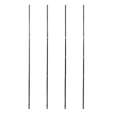 4pcs Metal Foosball Rods For Table Soccer Heavy Duty Foosball Accessories Easy Installation Foosball Table Parts Soccer Machine Pole