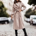thumbnail image 1 of LOVZFMLL Vestes pour Femmes Mode Manteau Décontracté Bandage Manches Longues Coupe-Vent, 1 of 7
