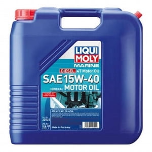 Liqui Moly 22522 Oil Marine Diesel 4T SAE 15W-40; 20 Liter Jug; Single