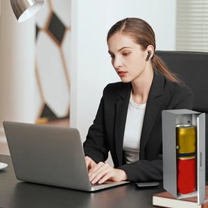 USB Fridge Cooler Warmer, Keep Cold or Warm Portable Mini Fridge Efficient Lightweight  for Cans for Skincare Products