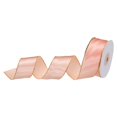 thumbnail image 1 of Unique Bargains 1 1/2 Inch 25 Yard Wide Satin Ribbon with Gold Edges Grosgrain Fabric Ribbon for Gift Wrapping, Dusty Pink, 1 of 7