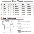 thumbnail image 3 of Pompotops Femmes Mode Décontractée Chemises Imprimées Manches Courtes T-Shirt Ample Hauts Blouse, 3 of 4