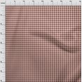 thumbnail image 3 of oneOone Georgette Viscose Fabric Gingham Check Print Fabric BTY 42 Inch Wide, 3 of 4