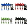 thumbnail image 2 of Youkk Front Rear Shock Absorber For XMYKC01CM Aluminum Alloy Crawler Smooth 4pcs RC Car Accessories Replacement Parts Green, 2 of 6