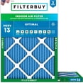 thumbnail image 1 of Filterbuy 24x30x1 Air Filter MERV 13 Health Defense, HVAC AC Furnace Air Filters Replacement (2-Pack), 1 of 9