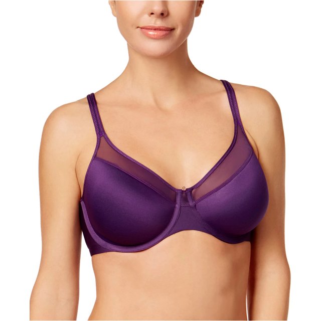 Bali Womens One Smooth U Ultra Light Illusion Neckline Underwire Bra, 40DD