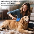 thumbnail image 1 of 2PCS Slicker Brush for Dogs & Pet Comb, Professional Dog Grooming Brush Goldendoodles Poodles Labradoodles with Extra Long Pins to Effectively Remove Tangles, Knots and Mats Blue, 1 of 5