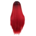 thumbnail image 1 of ZheElen Perruques Synthétiques pour Cheveux Naturels Résistantes Perruque Synthétique Longue Cheveux Lisses Perruque Facile à Porter 9582-13 1Ensemble, 1 of 6