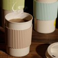 thumbnail image 3 of PENGXIANG Tasse à Café en Blé Durable Tasse à Café Étanche Tasses avec Couvercle en Silicone Tasse à Café Réutilisable Tasse à Thé Maison Extérieur Voyage Tasse Isolée, 3 of 6