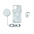 thumbnail image 5 of iQ Grab & Go Essential Kit for iPhone 14 Pro | Premium Accessory Bundle with iSHIELDZ Screen Protector, Clear Slim Case, MagSafe-Compatible Wireless Charging Pad, and 30W PD Wall Charger, 5 of 5