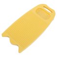 thumbnail image 3 of Hand Washboard Plastic Laundry Wash Board with Soap Holder Household Washing Board Yellow, 3 of 12