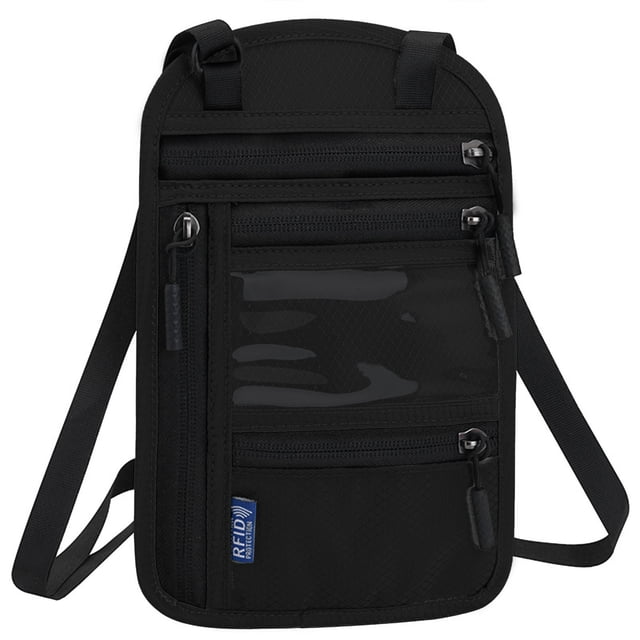 Agiferg Sac Passeport Multifonction à Dos Nu Sac de Rangement Bandoulière Épaule
