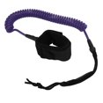thumbnail image 1 of Surfboard Leg Rope, Lightweight Surfboard Foot Straps Flexible High Strength 7mm 10 Feet  For Longboards Purple, 1 of 8