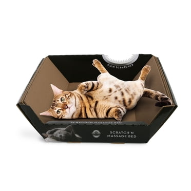 Omega Paw Ripple Board Scratch and Massage Bed Cat Scratcher