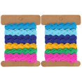 thumbnail image 2 of YLSHRF 2Pcs Color Zigzag Ribbon DIY Hand-Made Material Cloth Hair Accessories Sewing Decoration 8mm Crafts Bow Handmade Gift Wrap Party, 2 of 8