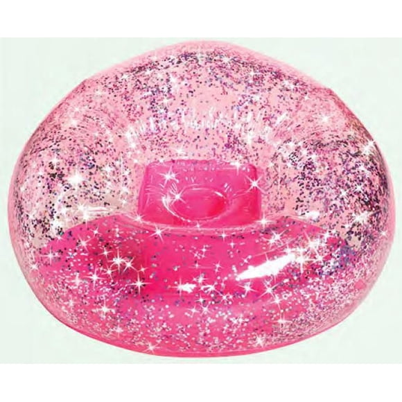3C4G Pink Glitter Confetti Chair for Kids