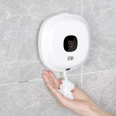 EGNMCR Machine à Laver Intelligente à Induction en Mousse pour la Maison et l'Hôtel, Distributeur de Savon Mural, Mousse Rechargeable par USB, Idées de Cadeaux pour la Fête des Mères