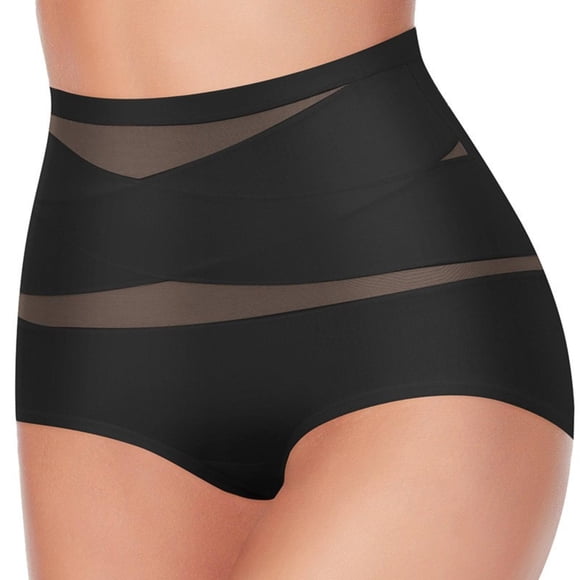 Warop Women's Shapewear Panties, High-Waisted with Cross Straps for Tummy Control and Butt-Lifting, Lightweight and Breathable, for Daily Wear and Comfort