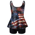 thumbnail image 4 of adviicd Tankini Tops Only Tankini Swimsuit for Women Tummy Control Bathing Suits Tank Top(Navy,XL), 4 of 5