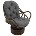 thumbnail image 1 of 48-inch by 24-inch Solid Twill Swivel Rocker Cushion, 1 of 2