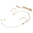 thumbnail image 4 of Bgsha Beige Double Earhook Headset Mic Headworn Microphone 3.5mm 3 Pin 4 Pin XLR Plug, 4 of 9