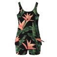 thumbnail image 4 of UPPADA Two Piece Tankini Swimsuits for Women High Waisted 2 Piece Bathing Suits Floral Print Tankini Set Tummy Control Modest Swimwear for Holiday Halter Tankini Multicolor,2xl, 4 of 6