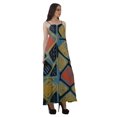 thumbnail image 3 of Moomaya All Over Printed A Line Sleeveless Womens Summer Party Dresses, 3 of 4