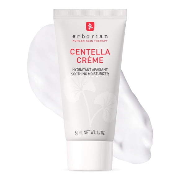 Erborian Face Moisturizer Cream Centella Cream - Ultra Light-Weight Facial Moisturizing Cream with Shea Butter, Hyaluronic Acid, Glycerin & Beta Glucan - Soothes & Hydra
