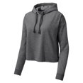thumbnail image 1 of Gravity Threads Ladies Moisture Wick Crop Top Hoodie Pullover, Dark Grey 2XL, 1 of 1