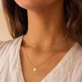 thumbnail image 5 of SIfdSeng Women's Fashion Heart Letter Necklace 26 Letters Circular Double Layer Neck Chain, 5 of 5