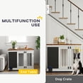 thumbnail image 4 of PawHut 39" Dog Crate Furniture Side End Table for Large Dogs w/ Blackboard, 4 of 10