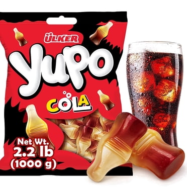 Gummy Candy Bottles Bulk Bag Soft & Chewy Cola Flavour 35.2 oz (1000 g)