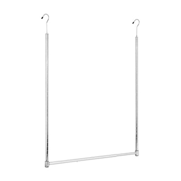 Mainstays Double Hang Closet Rod for Adult, Chrome Finish, Holds up to 16 lbs