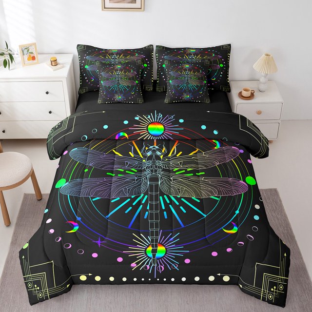 YST, Comforter Set, Boho Sun Moon, 7-Piece, Twin Size