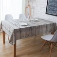 thumbnail image 3 of Nappe Rétro à Grain de Bois de Forme Carrée en Coton et Lin; Nappe Carrée pour la Maison en Tissu Carré, Housse de Nappe pour Salle à Manger, 3 of 6