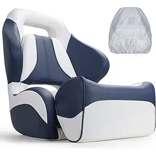 Housse De Siège De Bateau – Tissu Oxford 56 X 61 X 64 Cm – Vert Ou Bleu – Imperméable, Ourlet élastique, Coupe-vent