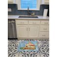 thumbnail image 3 of Merry Christmas Bloodhound Bath Mat Machine Washable  Anti-fatigue Memory Foam K, 3 of 4